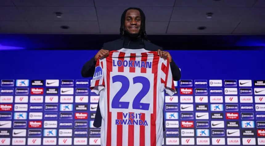 Atletico Madrid President celebrates Ademola Lookmanâ€™s arrival