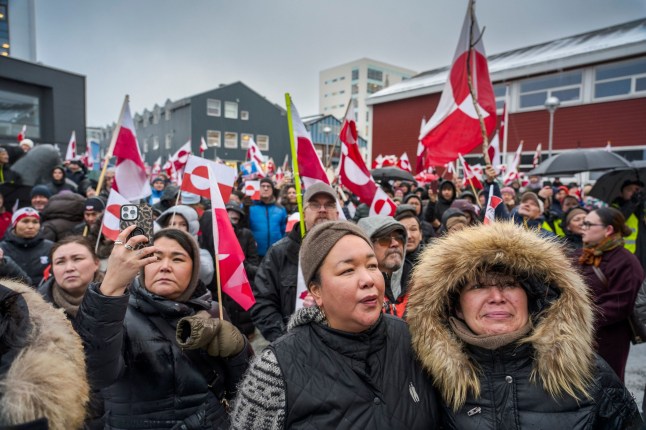 'We are not for sale' Greenland's population tell Trump as they join protest against US President's renewed takeover threats
