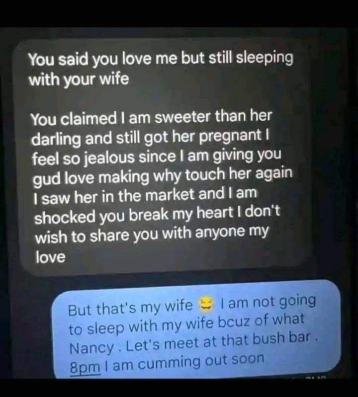 Makurdi side chicks are bold - Benue man says as he shares screenshot of chat between a lady and her married lover