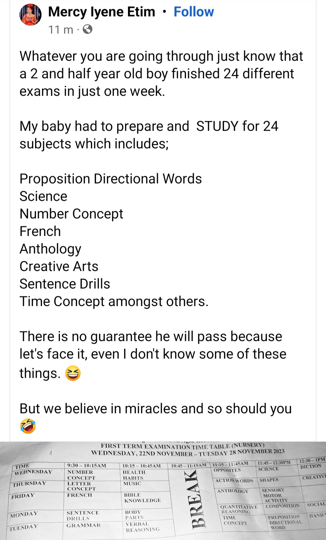 Mum reveals her 2-year-old son in nursery school sat for 24 different exams in one week