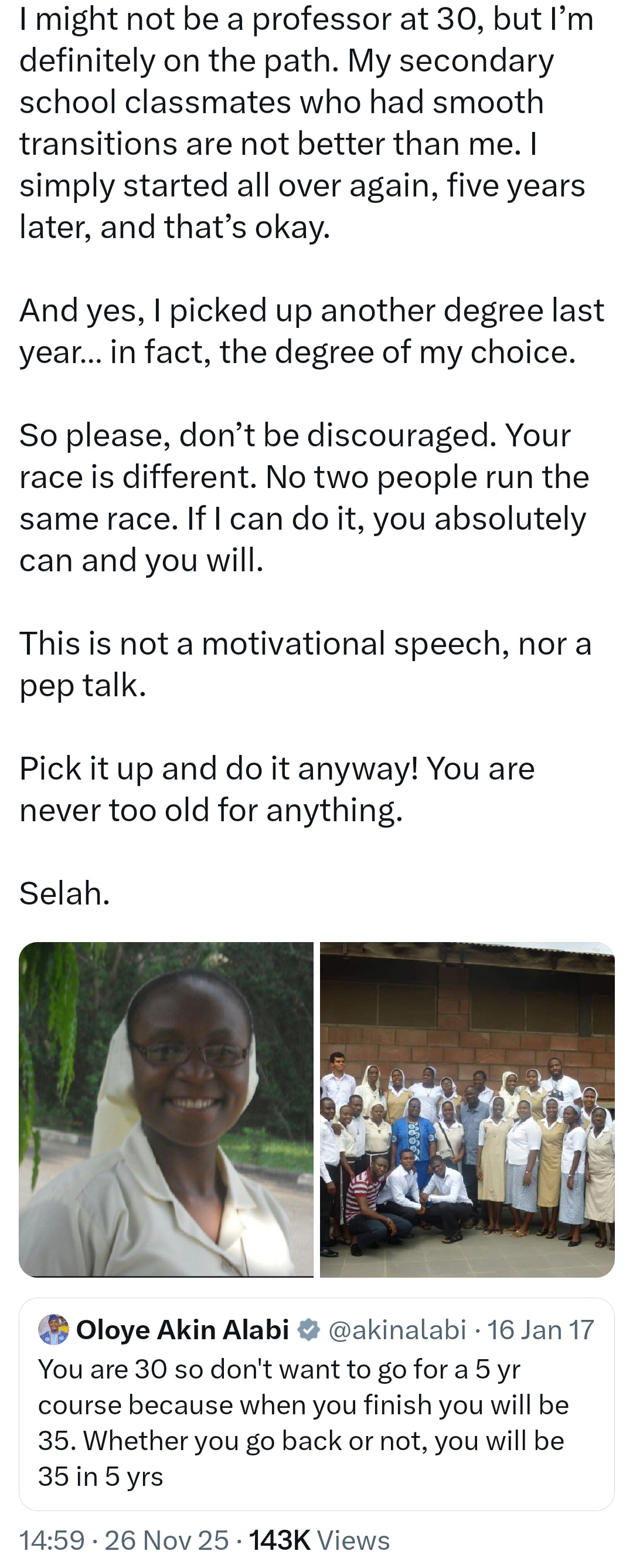 Woman who felt 'left behind' after quitting religious life in the convent reveals how her life has been going