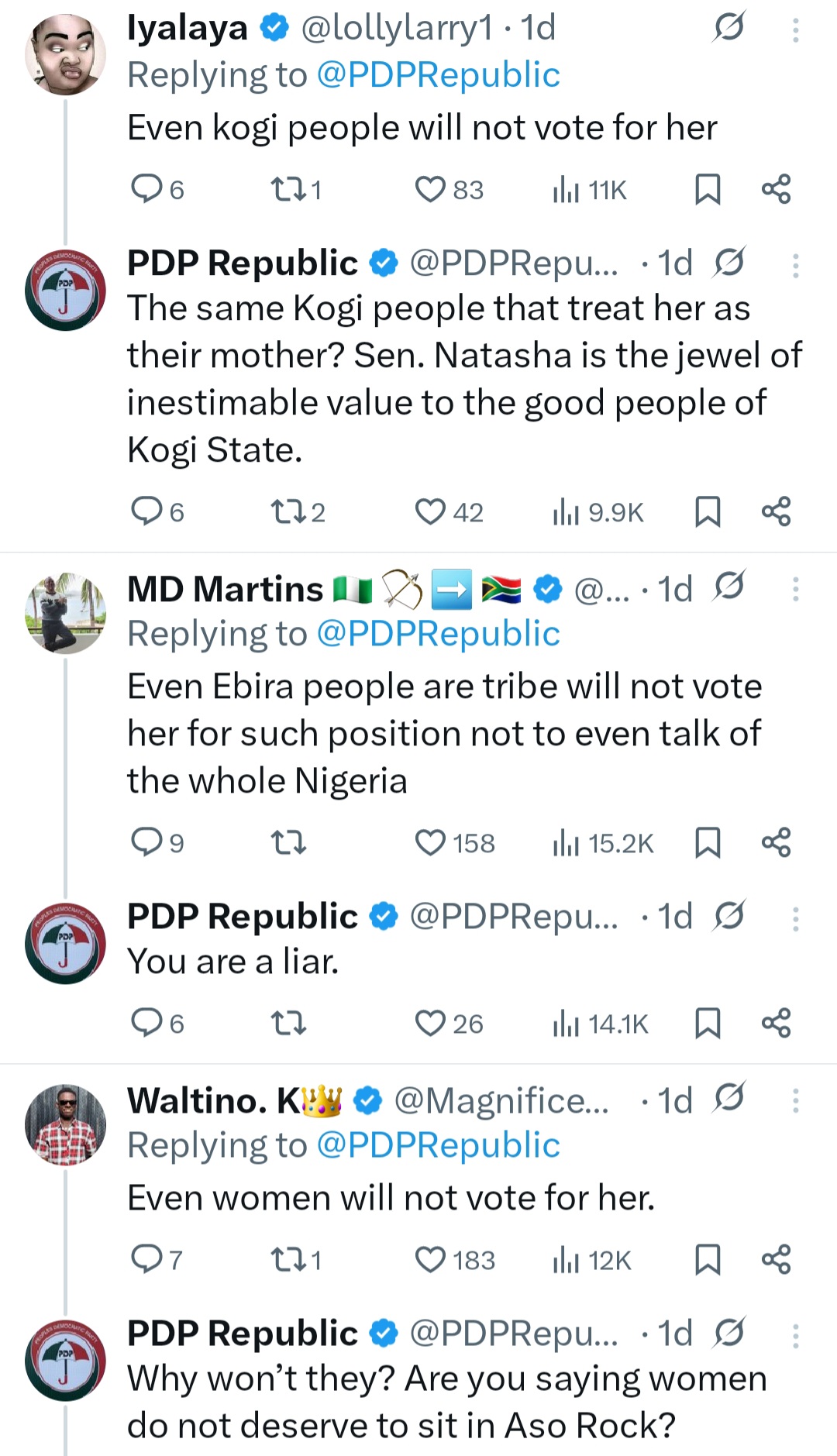 "I would rather be ruled by a goat than be ruled by a woman" Nigerian men object to possibility of having a female president