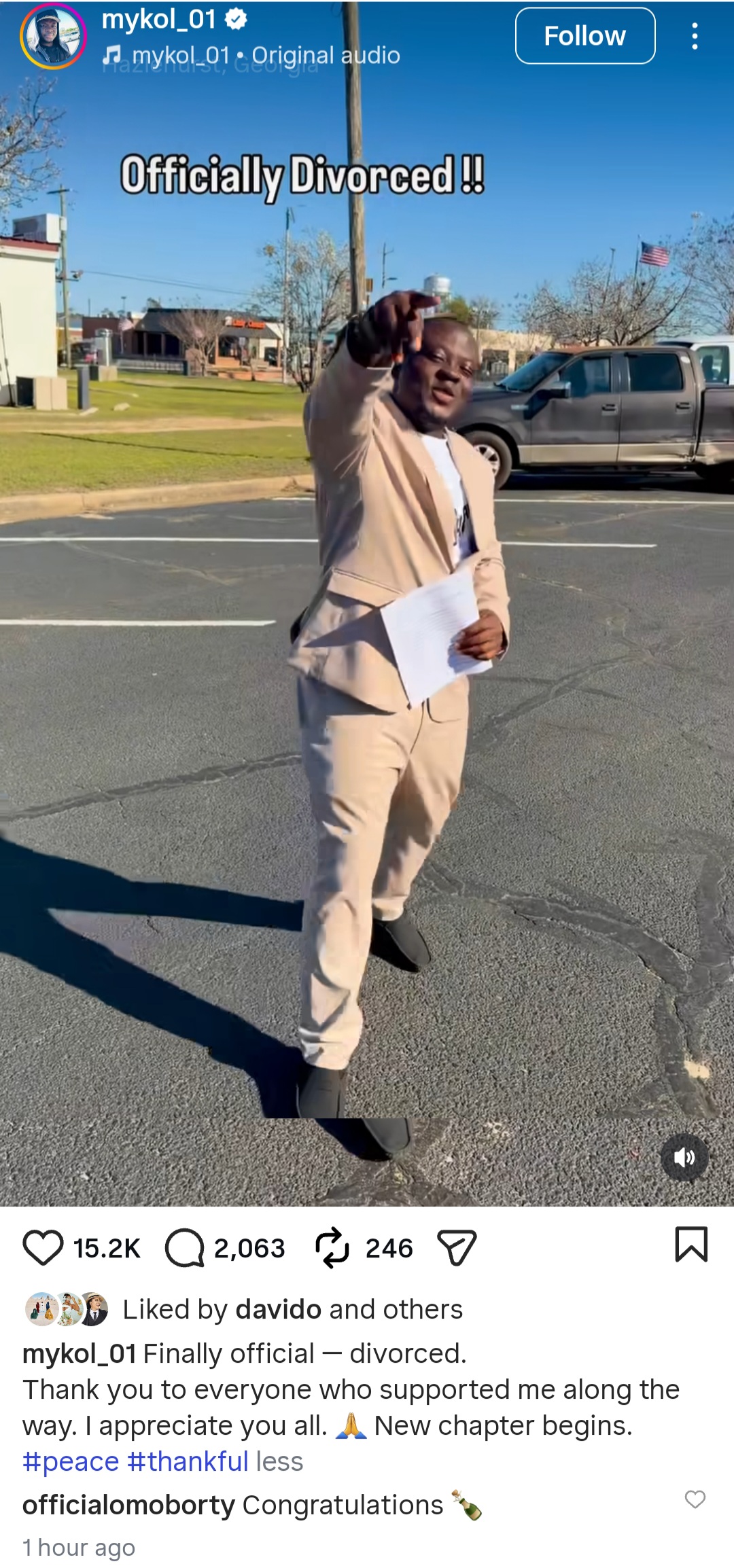 "Single life, here I come" Michael Ilesanmi of 90 Days Fiancé rejoices as he divorces from caucasian wife Angela Deem