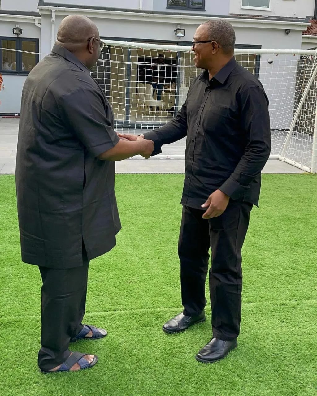 Peter Obi attends Dele Momodu