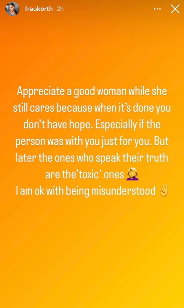 Sina Rambo?s estranged wife, Korth, drags him on IG as she mocks his ?equipment