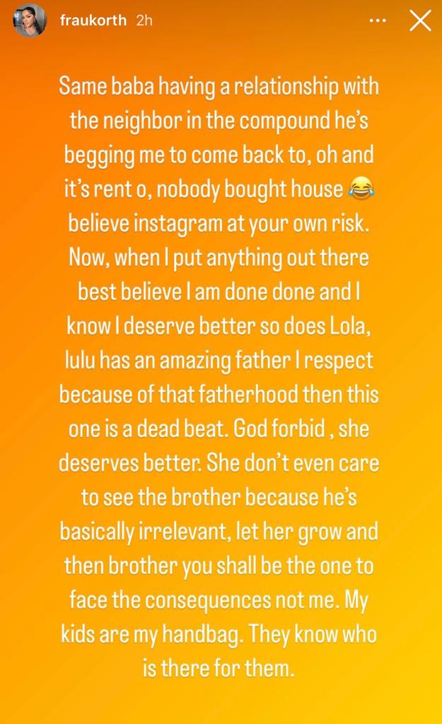 Sina Rambo?s estranged wife, Korth, drags him on IG as she mocks his ?equipment