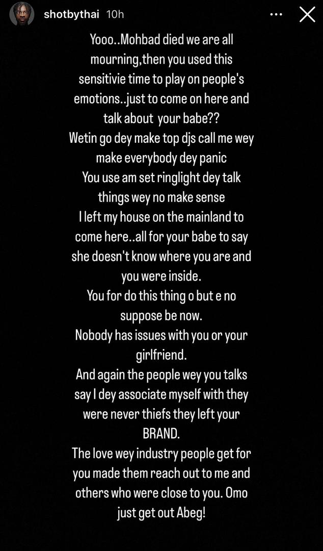 We are all mourning Mohbad and you used this sensitive time to play on people