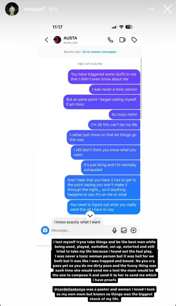 Killaboi continues to write as he claims he had three s�xtapes of his deceased girlfriend with other men and that her mum knew about them