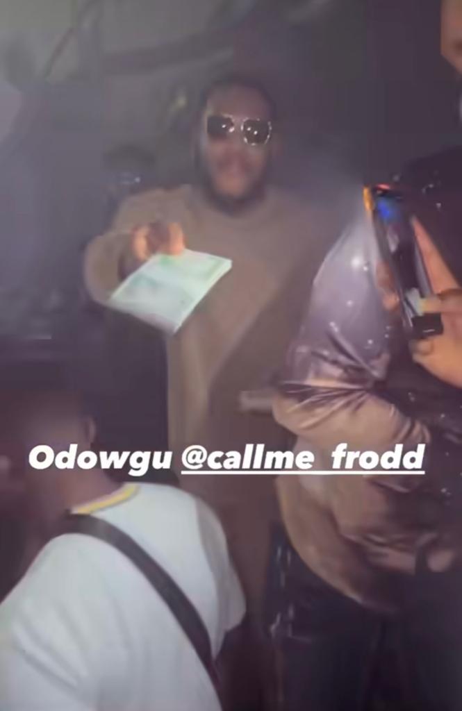 Naira rain as BBNaija?s Chomzy celebrated her birthday (video)