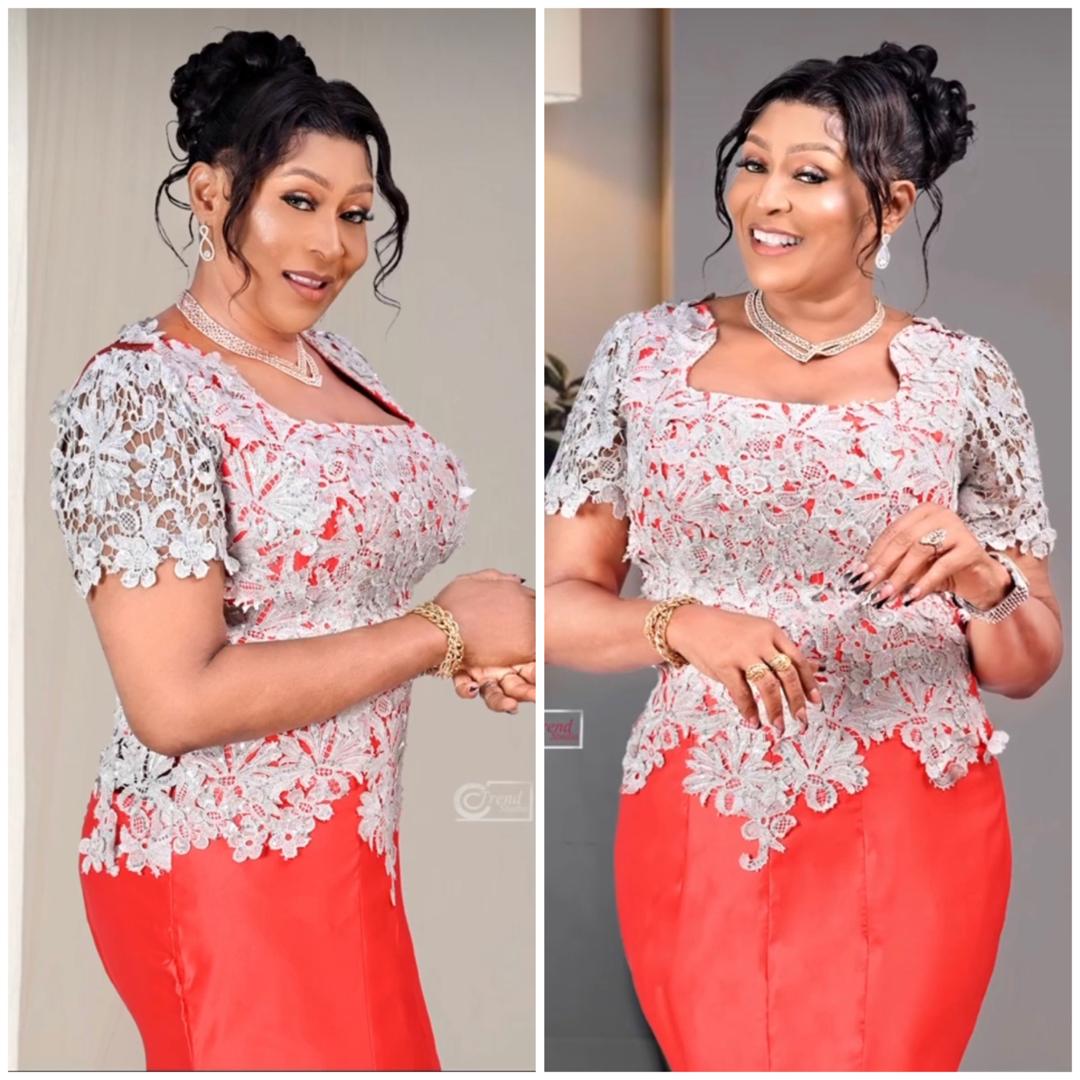 Veteran actress, Maureen Ihua, shares stunning new photos as she turns a year older