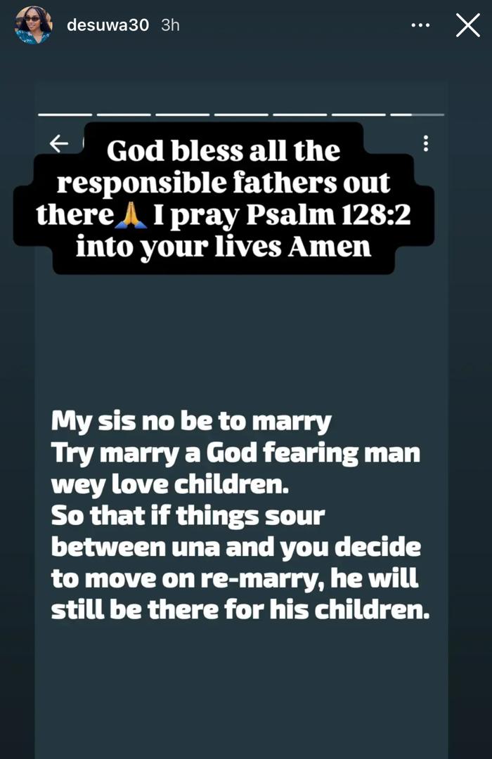 Sonia Ighalo hails her ex-husband, Jude Ighalo, for being kind to her and their children despite the crash of their marriage
