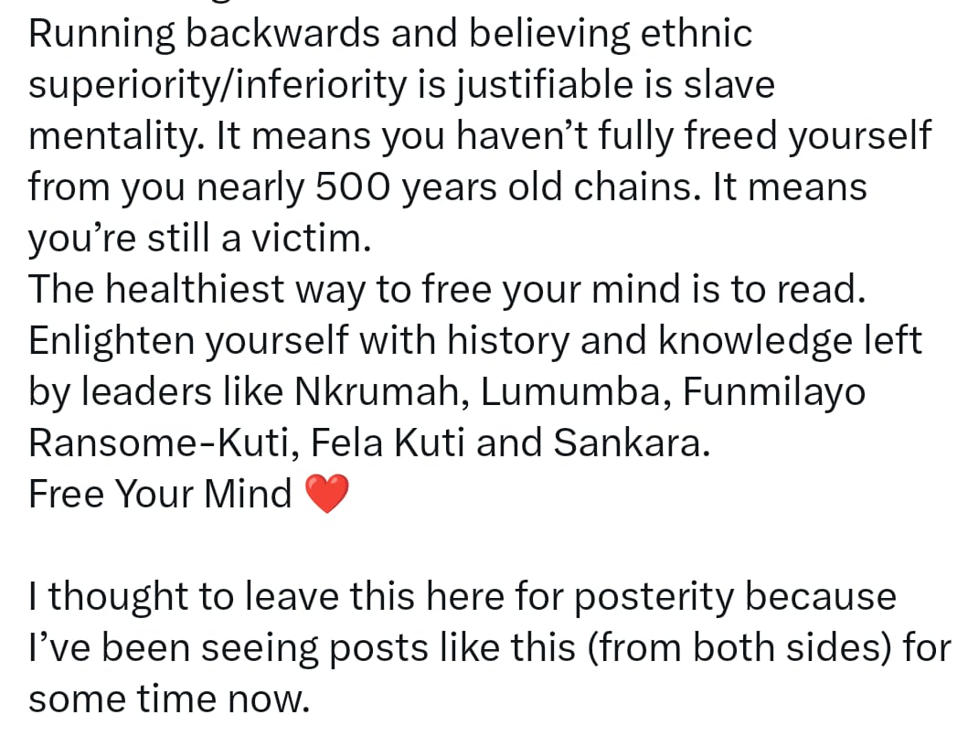 Singer, Made Kuti replies X user after being insulted for marrying outside Yoruba tribe