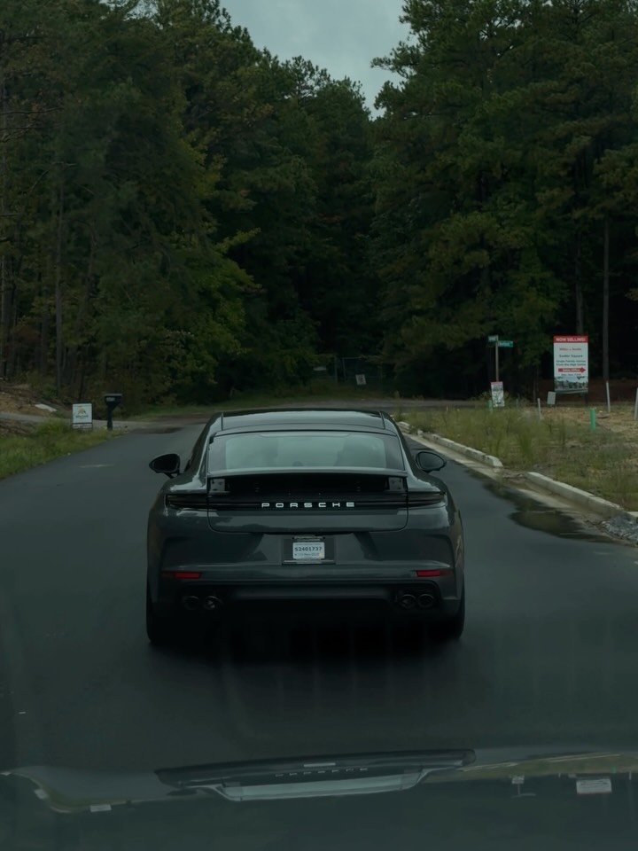 Pregnant woman gifts her husband a custom built Porsche to match her Cadillac