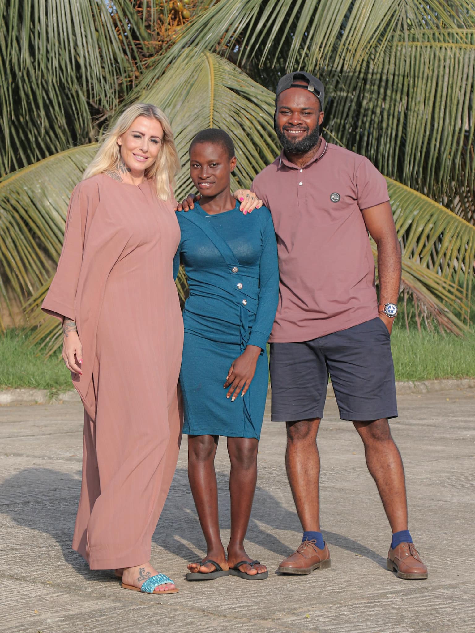 Danish aid worker, Anja Ringgren Lov�n celebrates young girl rescued 10 years ago after being branded a witch and abandoned by her family in Akwa Ibom