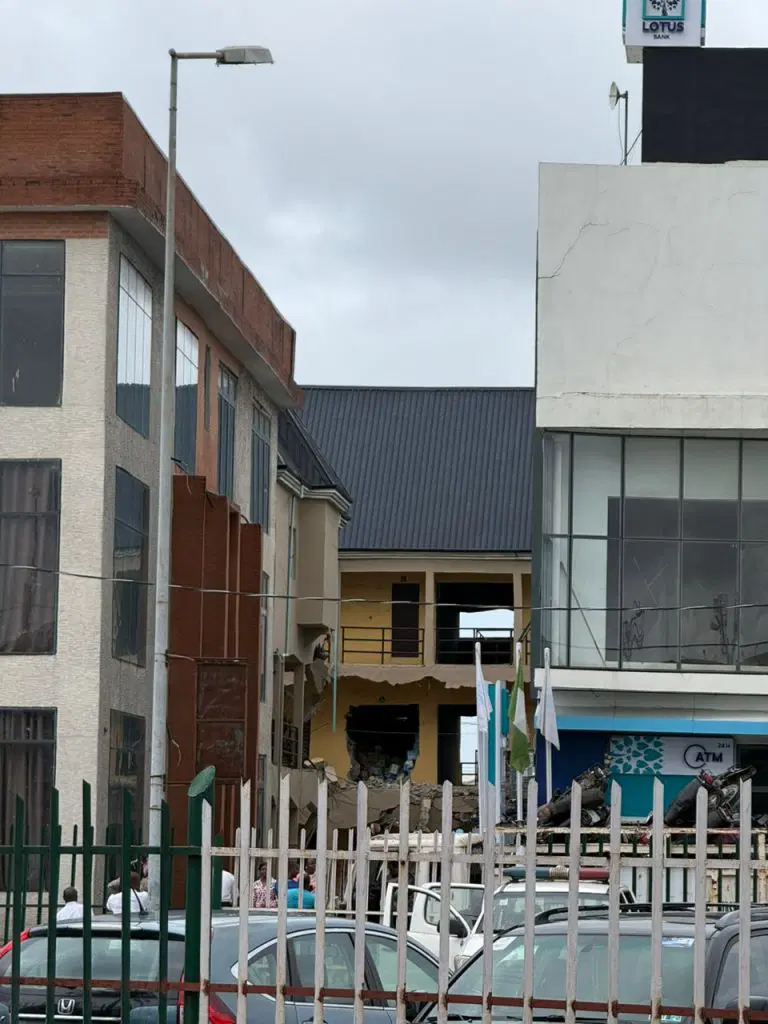 Lagos govt demolishes over 19 buildings at Trade fair Plaza