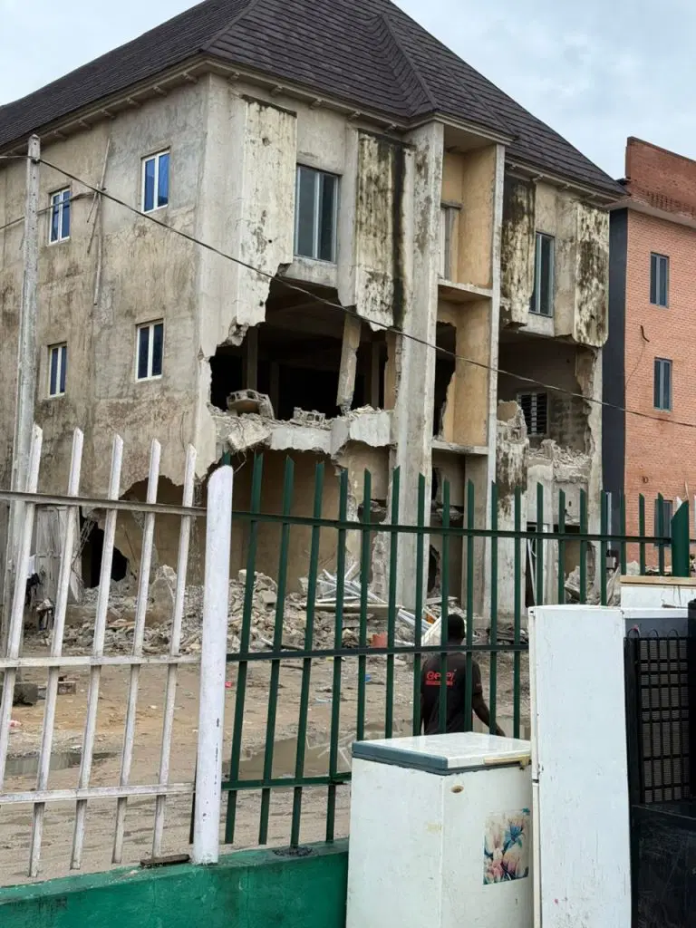 Lagos govt demolishes over 19 buildings at Trade fair Plaza