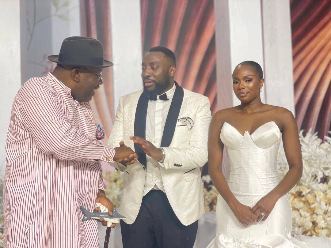 Photos from the white wedding of Rotimi Amaechi