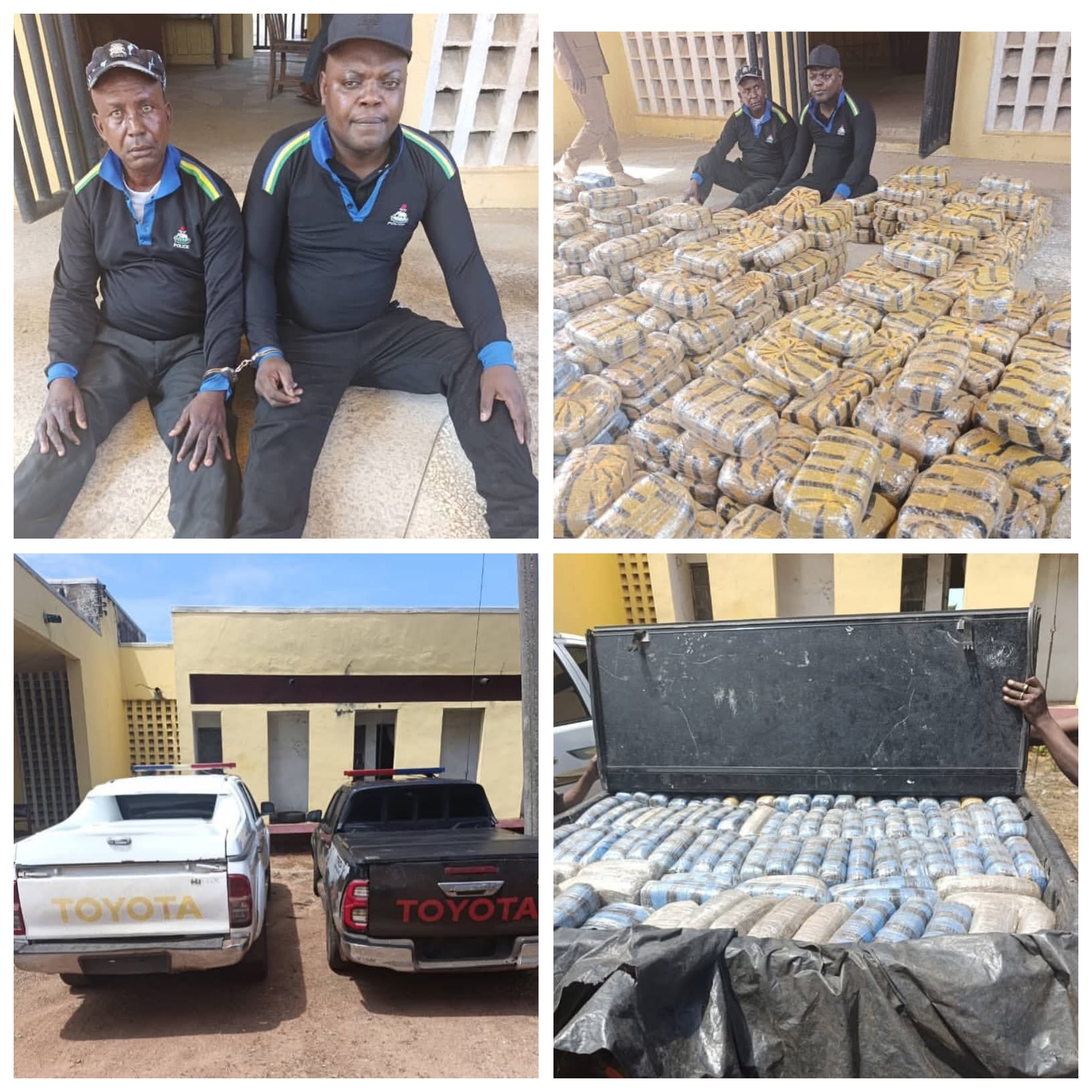 Two fake police officers arrested as troops intercept vehicles loaded with cannabis in Taraba
