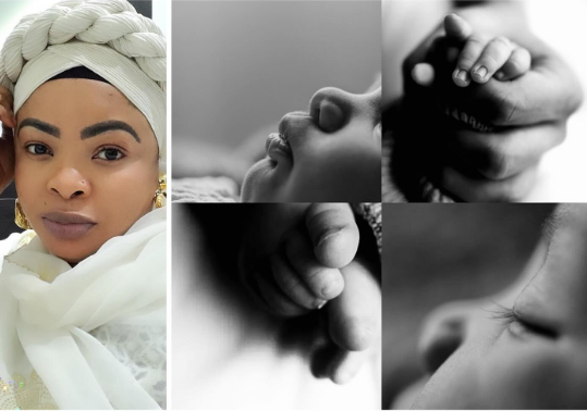 Actress Dayo Amusa welcomes baby boy