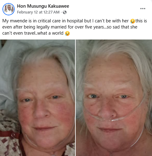 39-year-old Kenyan man appeals to govt for assistance to visit his ailing 74-year-old American wife after being denied US visa 3 times