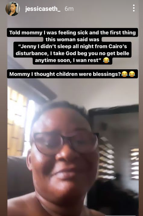 "I want to rest" - Sleep-deprived Nigerian woman who recently welcomed her 5th grandchild begs her second daughter not to get pregnant soon