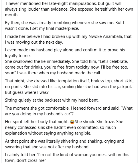 Some women are serpents with lip gloss - Nigerian woman narrates how she went to great lengths to deal with a married lady who tried to snatch her husband