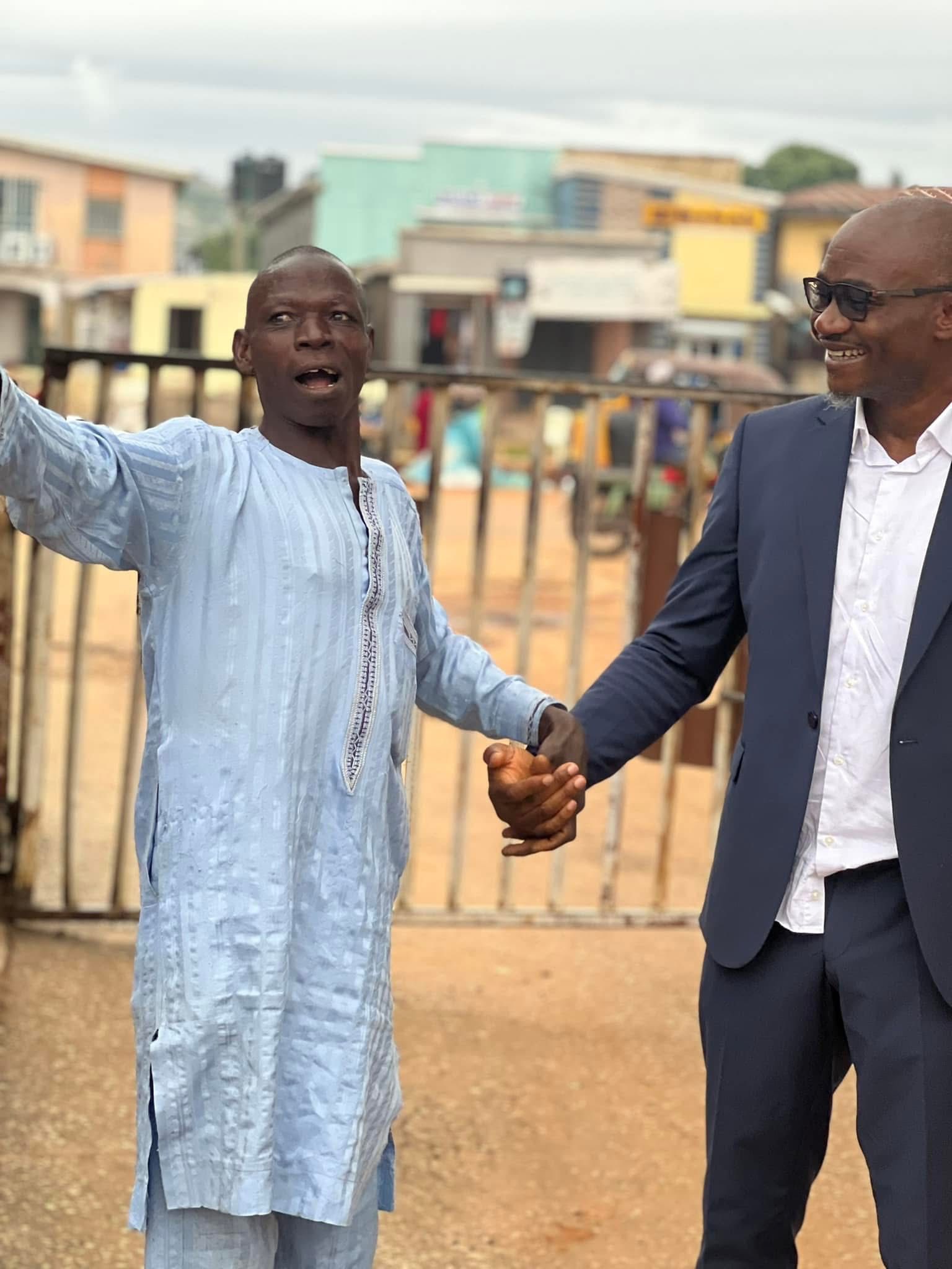 Heartwarming moment FUTMinna security man reunited with a former student after 22 years