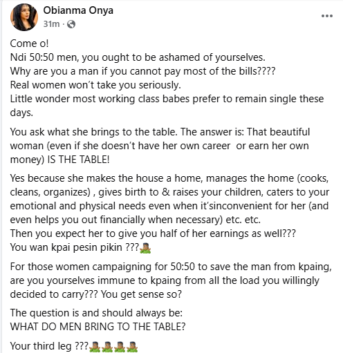 Why are you a man if you cannot pay most of the bills? You ought to be ashamed of yourselves - Nigerian medical doctor drags 