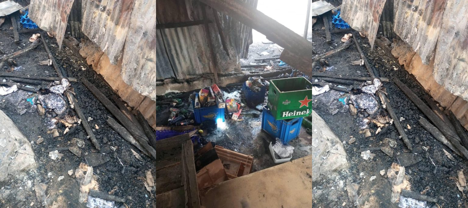 Niger hotel owner prevented from â€˜harmingâ€™ himself after fire razes property