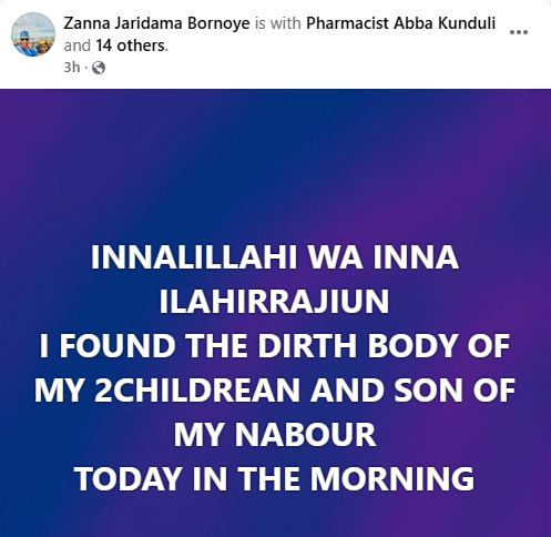 Two children of Governor Zulum