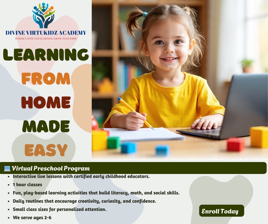 A Global Gateway for Your Child: Enrollment Open at Divine VirtuKidz Academy!