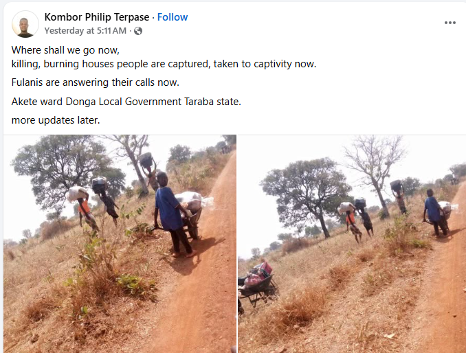 Councillor, 10 others k!lled as farmers and herders clash over destruction of crops in Taraba