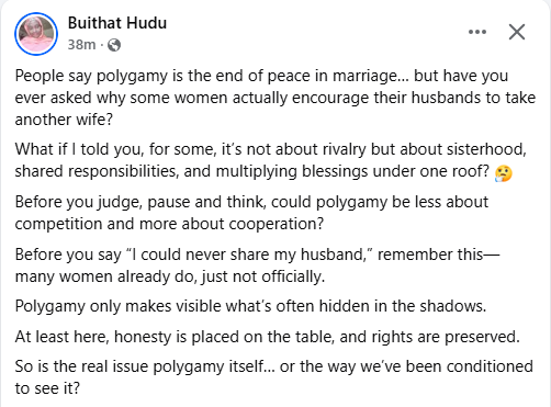 Itâs not about rivalry but sisterhood and shared responsibilities - Nigerian woman explains why some women encourage their husbands to take another wife