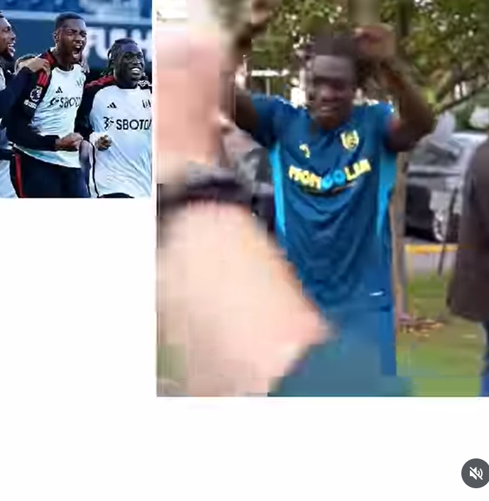 Alex Iwobi, Calvin Bassey and Chukwueze join Fulham staff to mark Nigeria?s 65th independence at Motspur Park