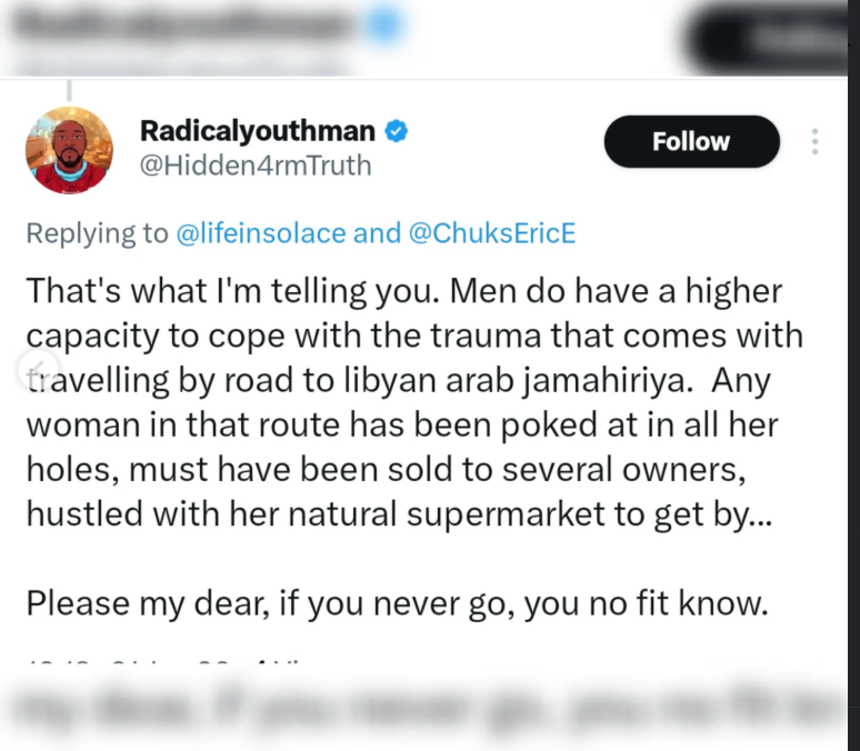 X users share harrowing accounts of Libyaâ€“Europe migration route amid immigration debates