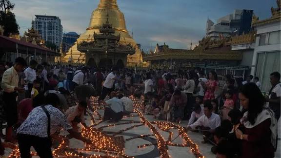 At least 24 k!lled as paraglider drops two bombs on crowd protesting Myanmar