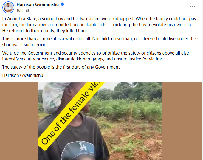 Boy k!lled for resisting k!dnappers? demand to ass@ult sister