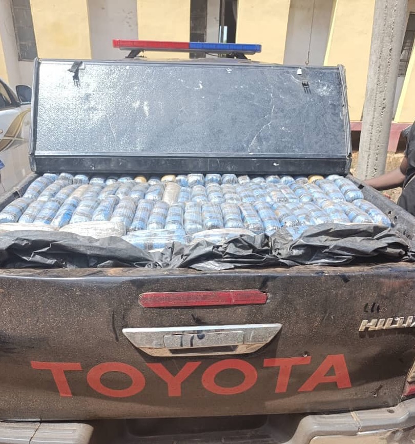 Two fake police officers arrested as troops intercept vehicles loaded with cannabis in Taraba