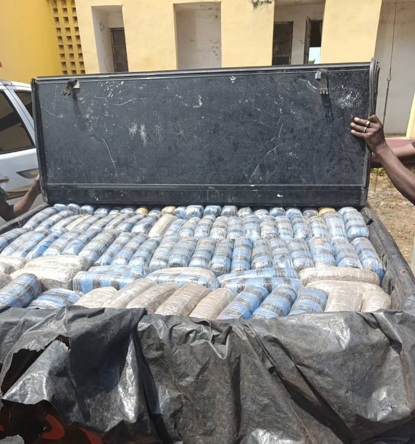 Two fake police officers arrested as troops intercept vehicles loaded with cannabis in Taraba