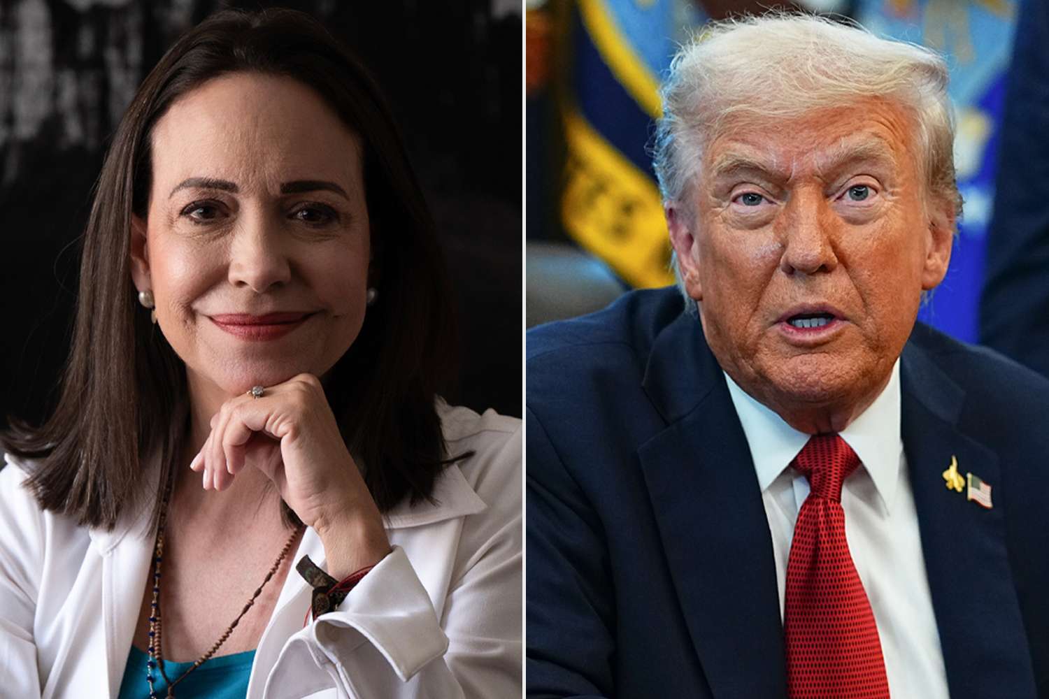Trump speaks with Nobel Peace Prize winner Machado after his administration denounced award