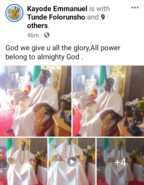 Jubilation as Kogi monarch?s wife delivers triplets after 17 years of waiting (videos)