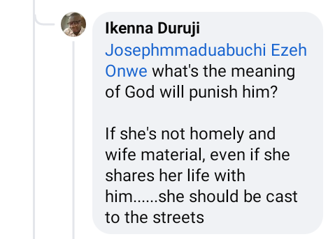 "Cast her to the streets if she is not homely" - Nigerian man says after Facebook user asked if his brother should marry a lady he dated for 14 years