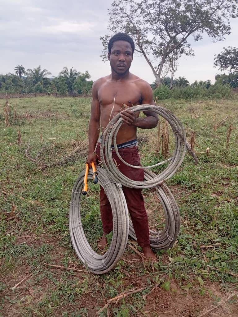 Man arrested for vandalising high-tension cables in FCT