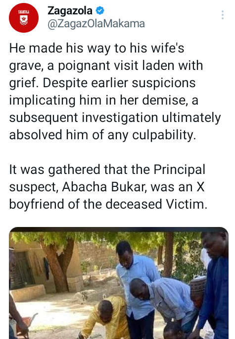 "What happened was a test of my faith" - Husband of murdered Maiduguri housewife speaks after release from police custody