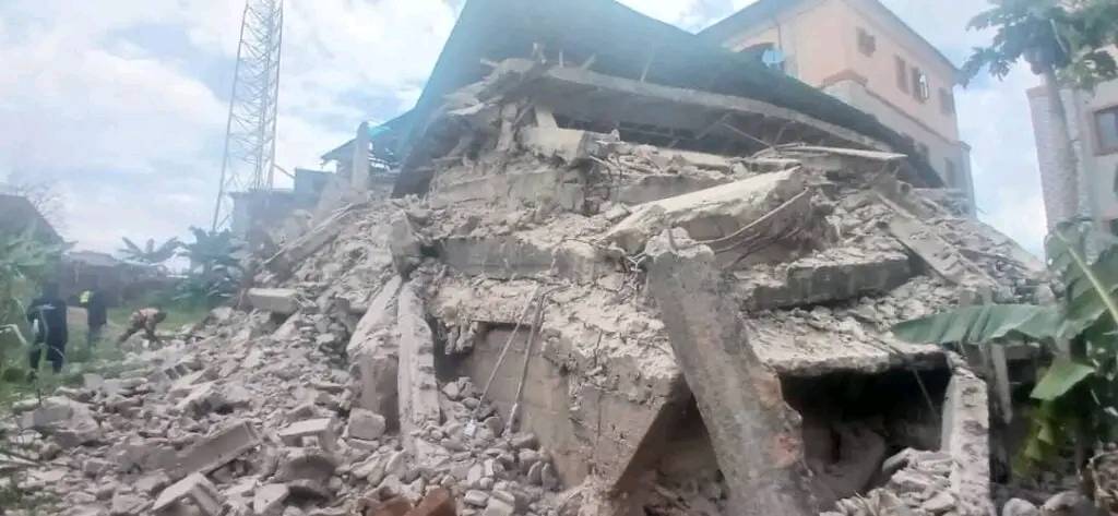 Many feared trapped as three-storey building collapses in Anambra