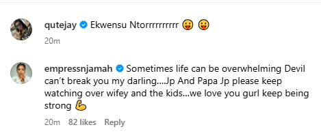 Junior Pope's widow, Jennifer mocks devil