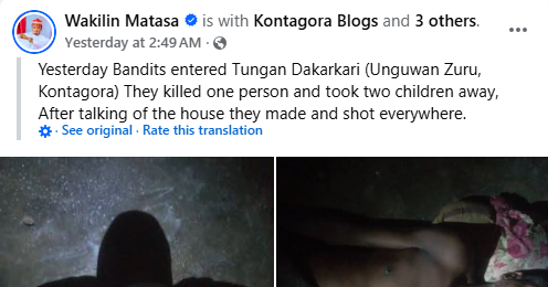 Bandits k!ll man, abduct two minors in Niger State