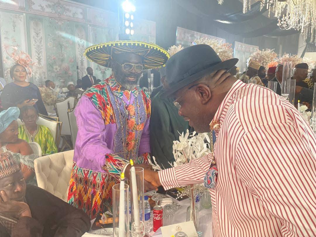 Photos from the white wedding of Rotimi Amaechi