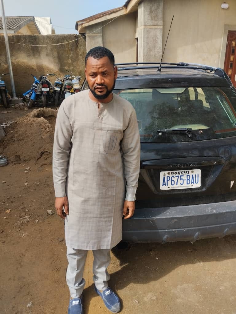 Police arrest suspected car thief in Bauchi