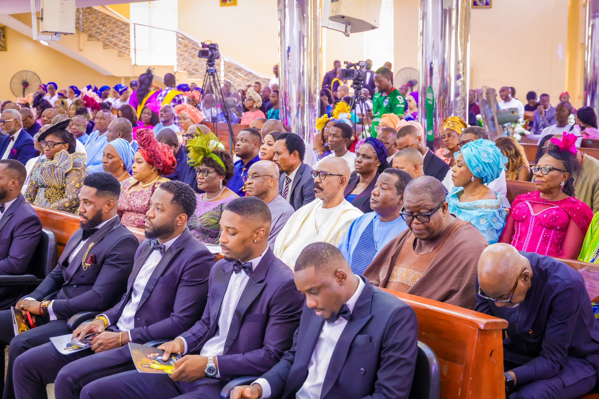 Photos from the white wedding of Rotimi Amaechi